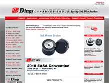 Tablet Screenshot of dingsbrakes.com